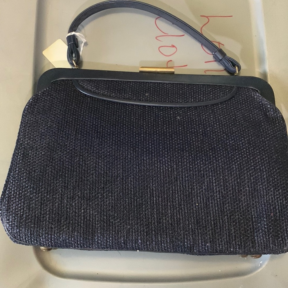 VINTAGE STRAW LIKE BAG